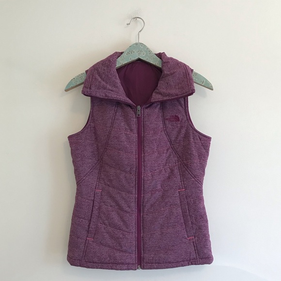 The North Face Pseudio Puff Vest Purple - Picture 1 of 7